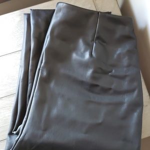 Halogen faux leather skinny pants